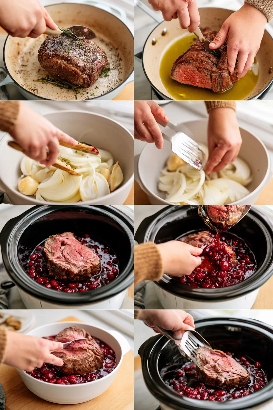 cranberry balsamic roast beef