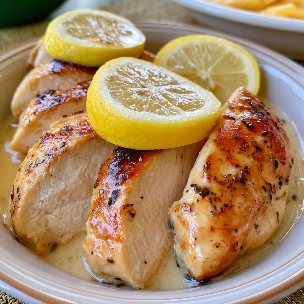 crock pot creamy lemon chicken breasts
