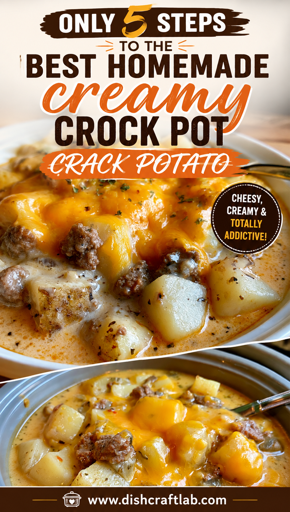 creamy crock pot crack potato soup everyone will crave