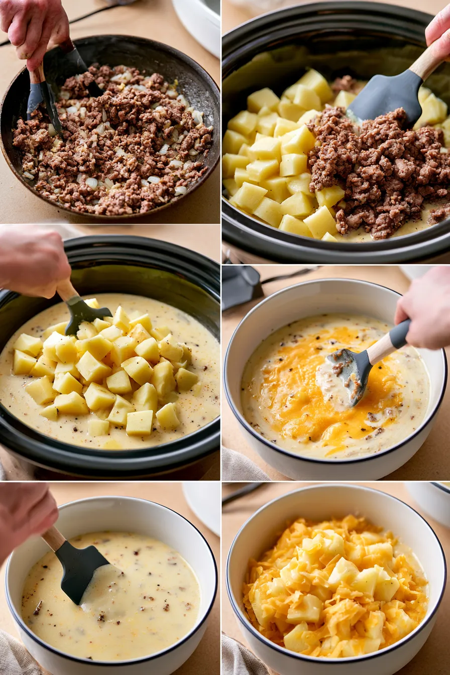 creamy crock pot crack potato soup everyone will crave