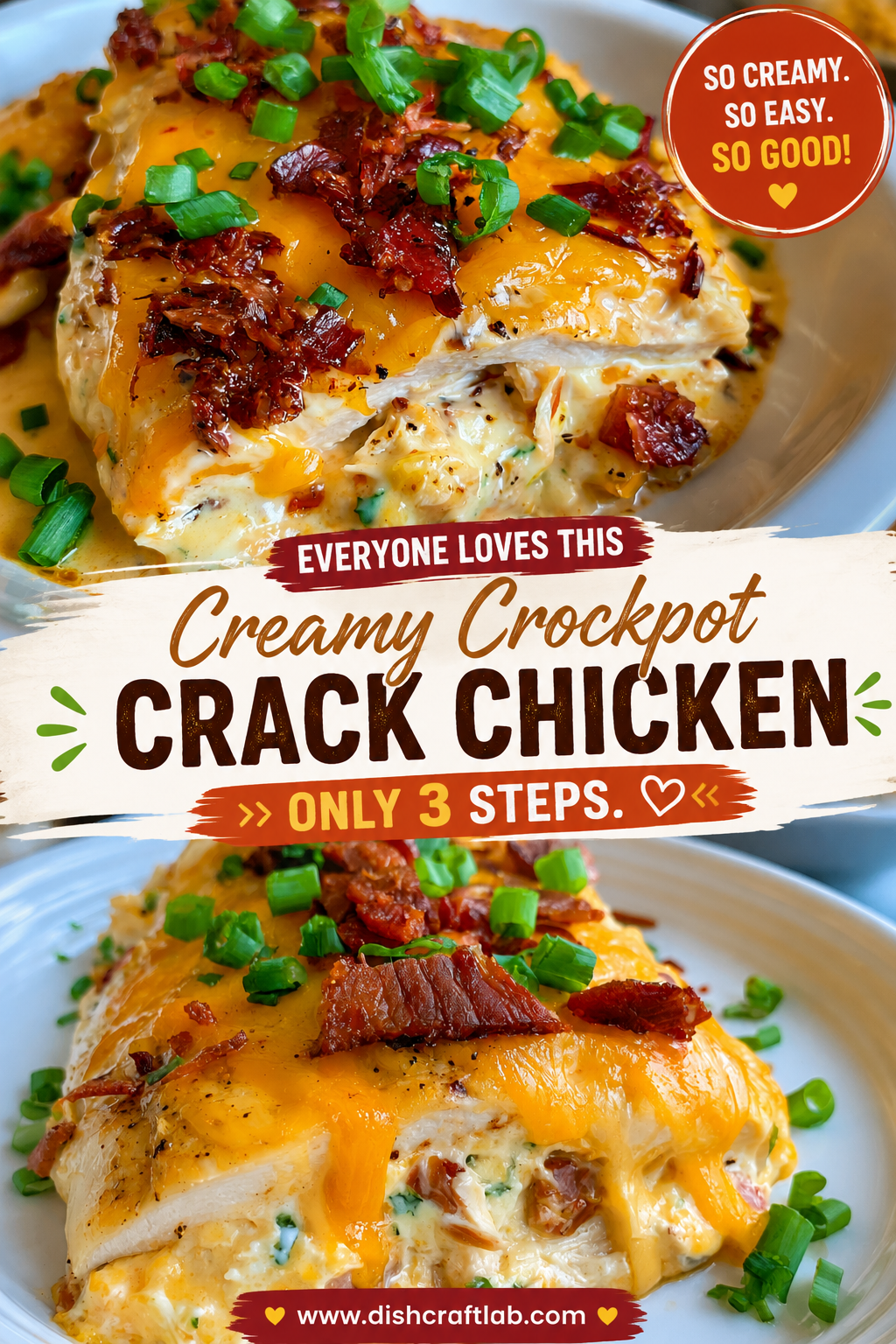creamy crockpot crack chicken