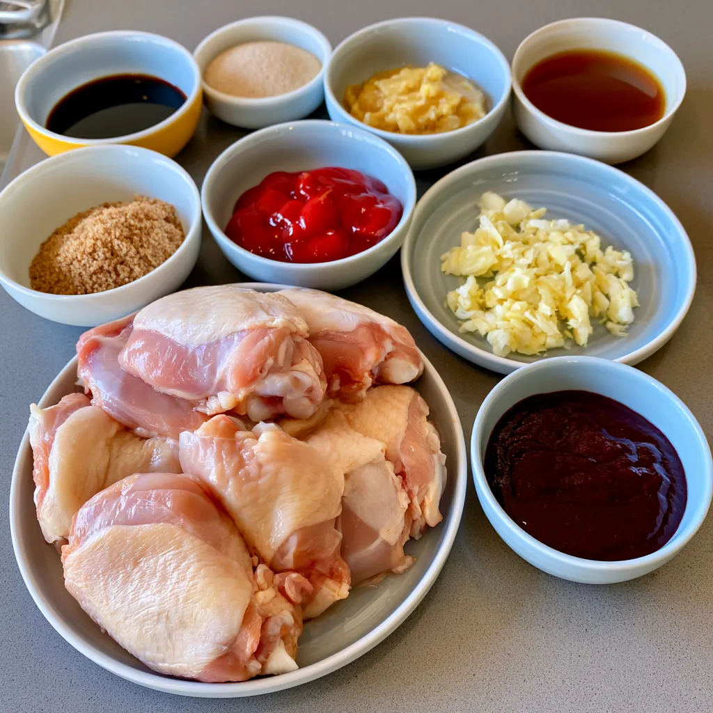 crock pot bourbon chicken
