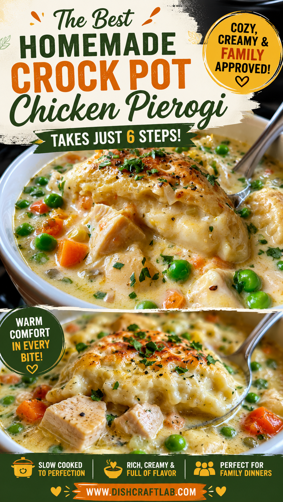 crock pot chicken pierogi stew