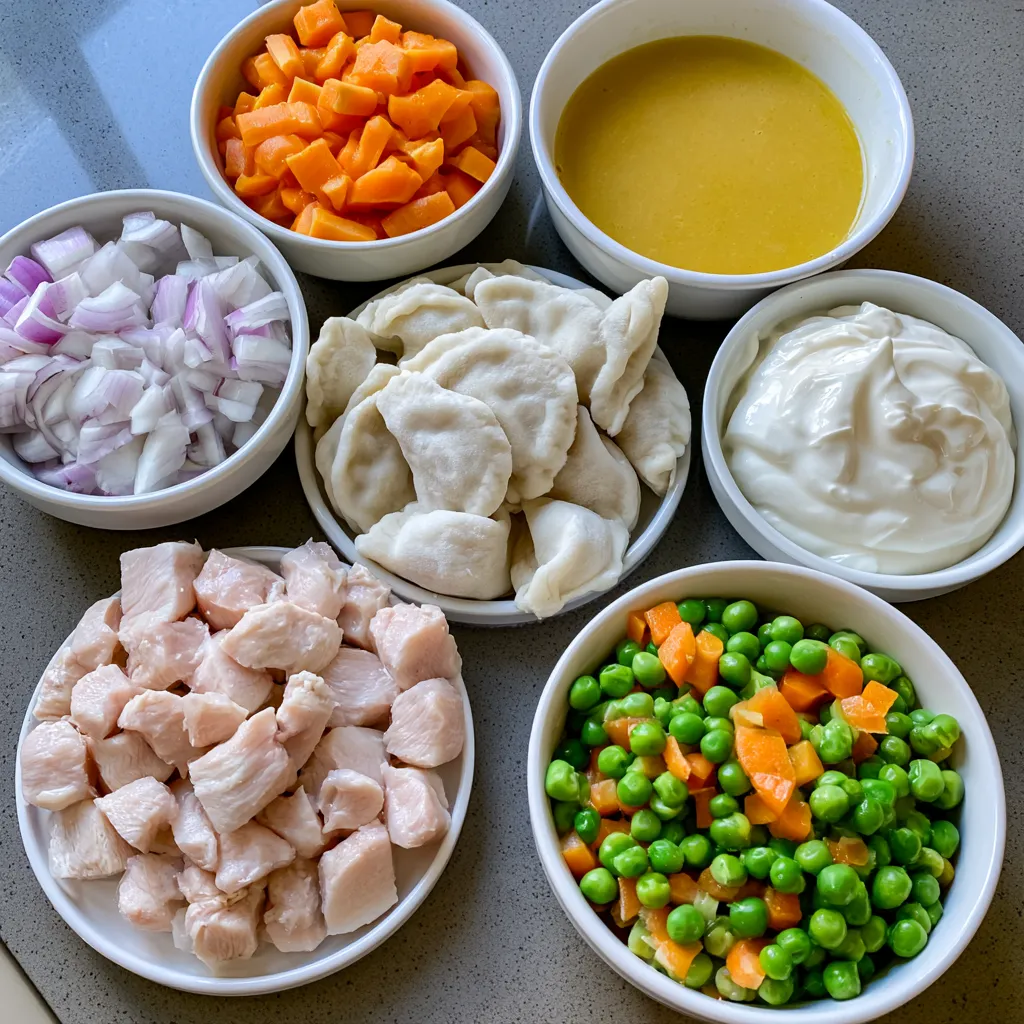 crock pot chicken pierogi stew