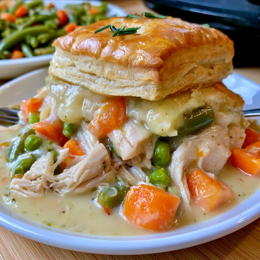 crock pot chicken pot pie