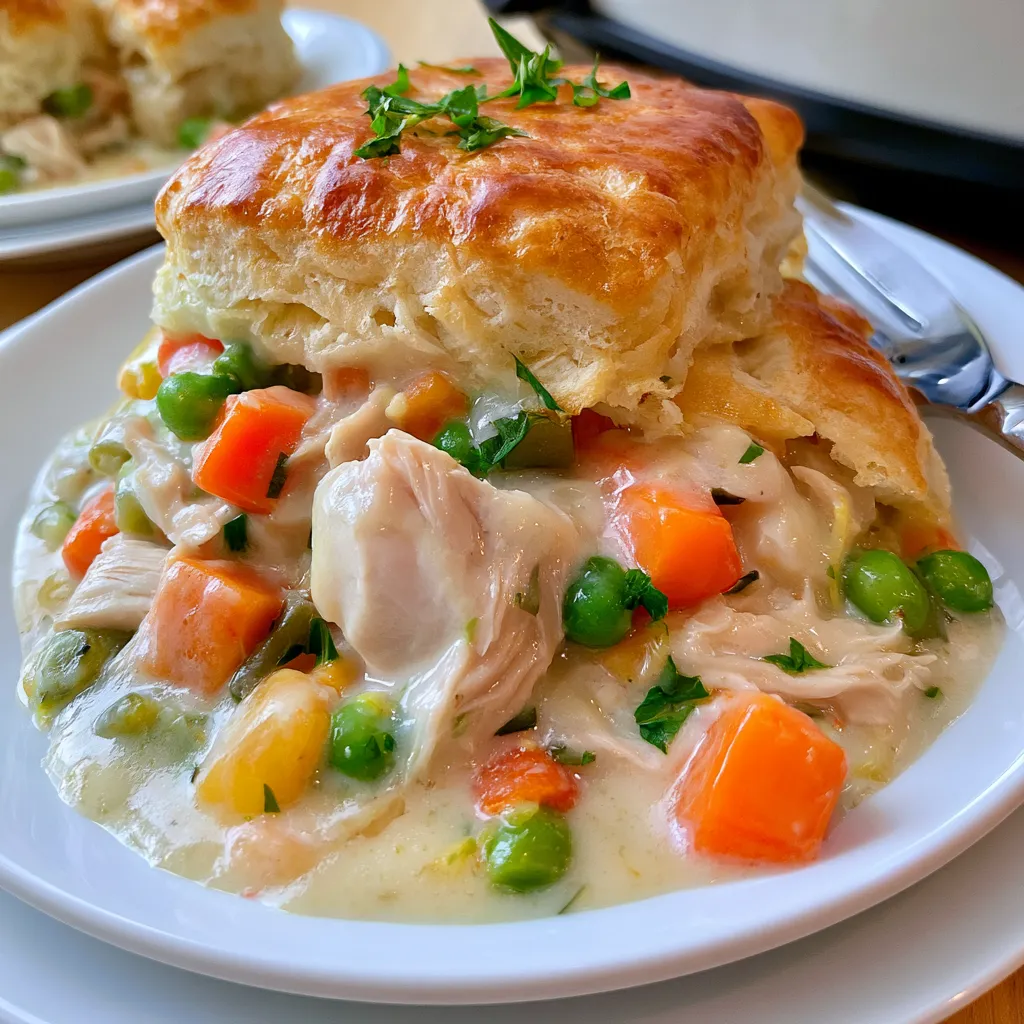 crock pot chicken pot pie