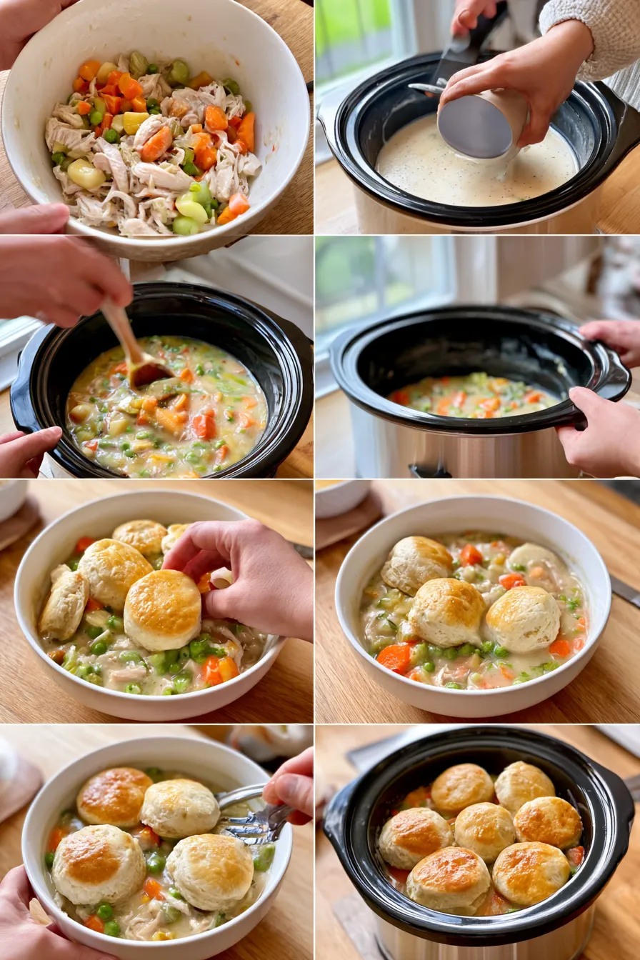 crock pot chicken pot pie