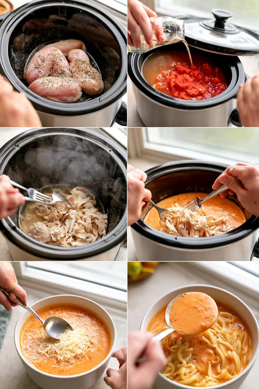 crock pot creamy chicken parmesan soup