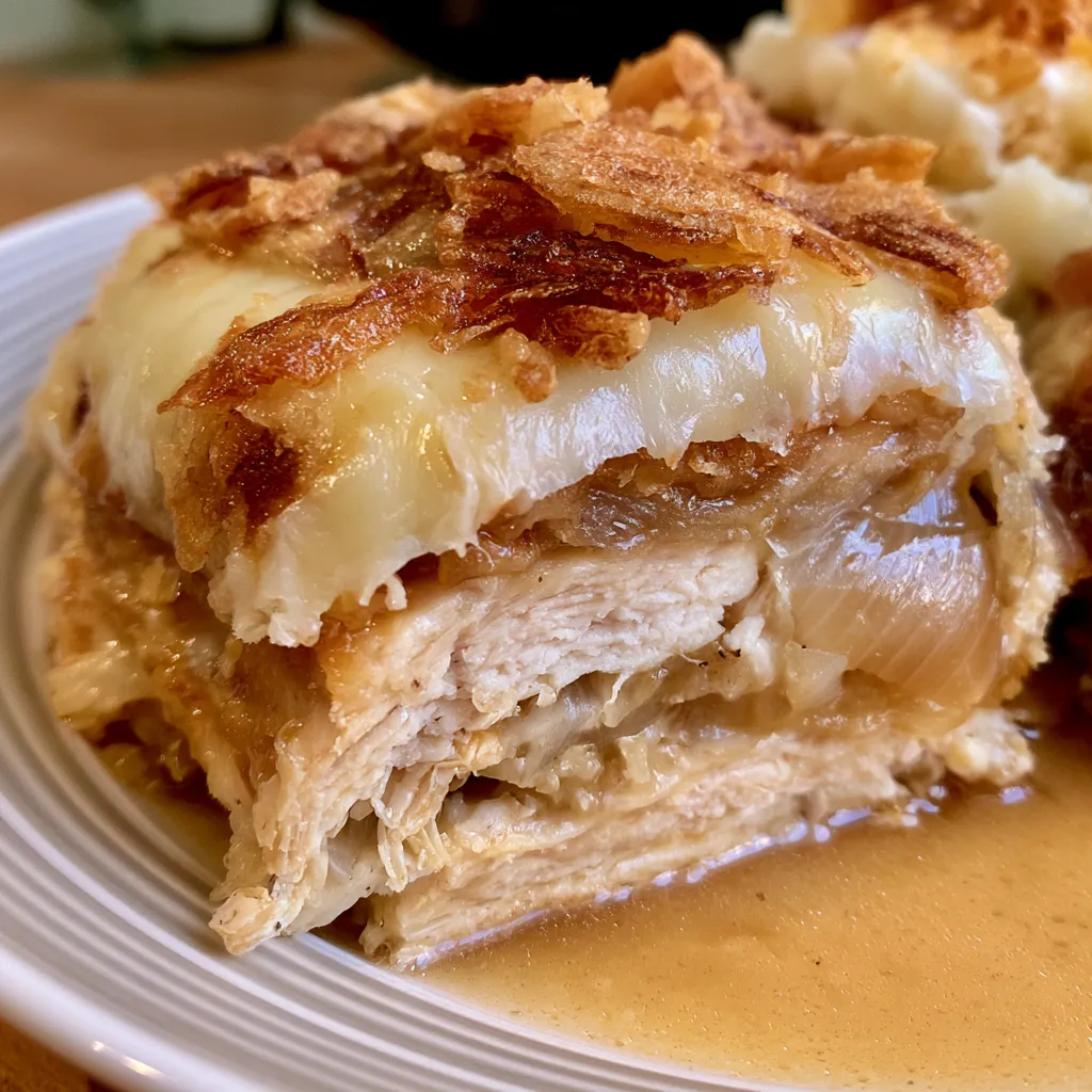 crock pot french onion chicken