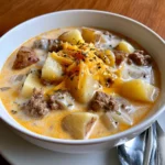 crock pot hamburger potato soup
