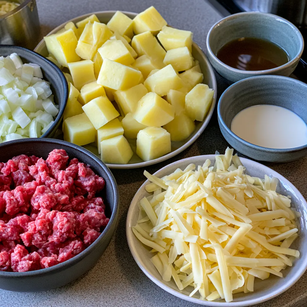 crock pot hamburger potato soup