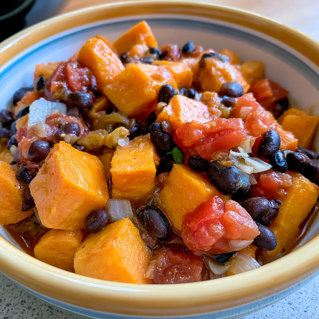 crock pot sweet potato black bean chili
