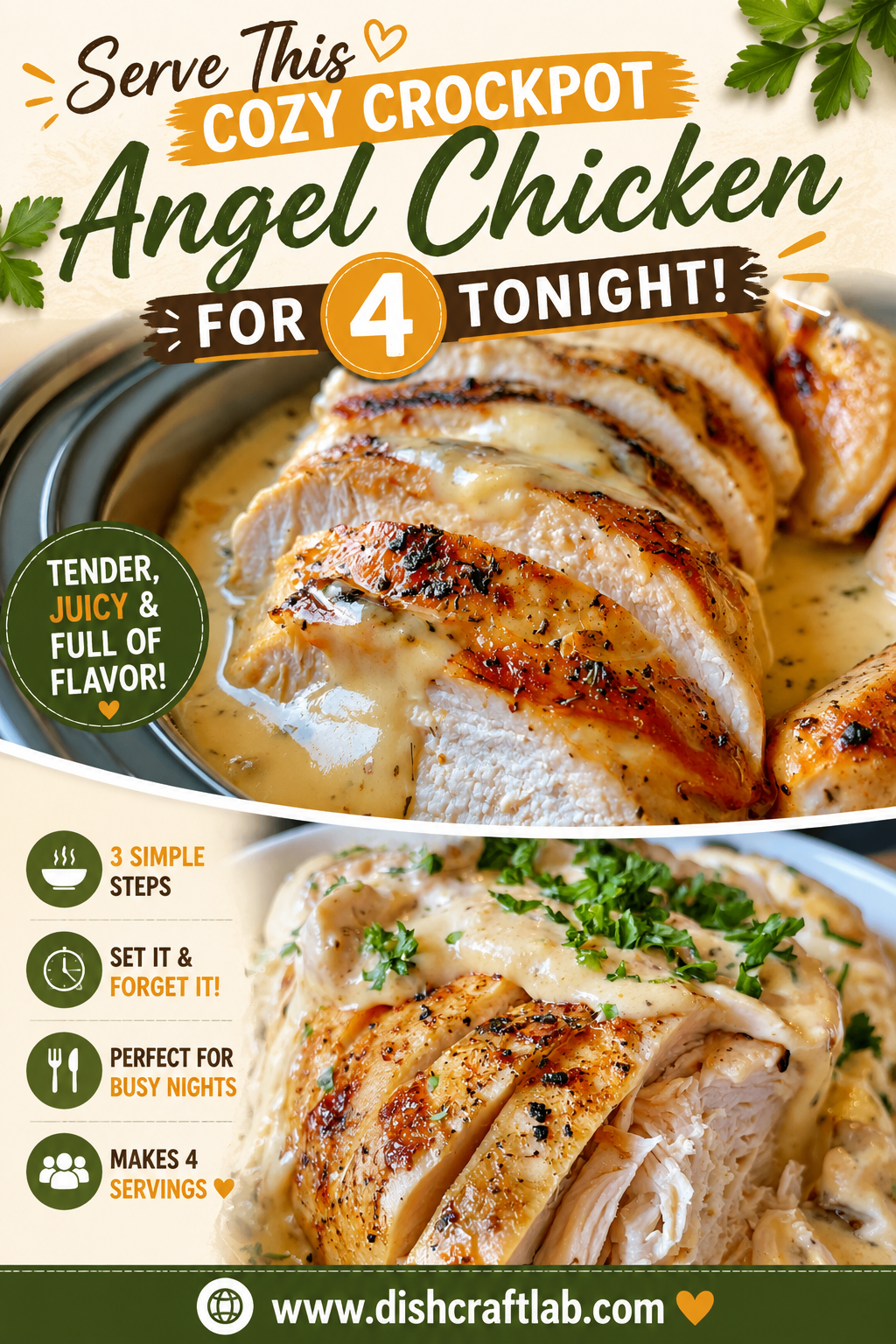 crockpot angel chicken
