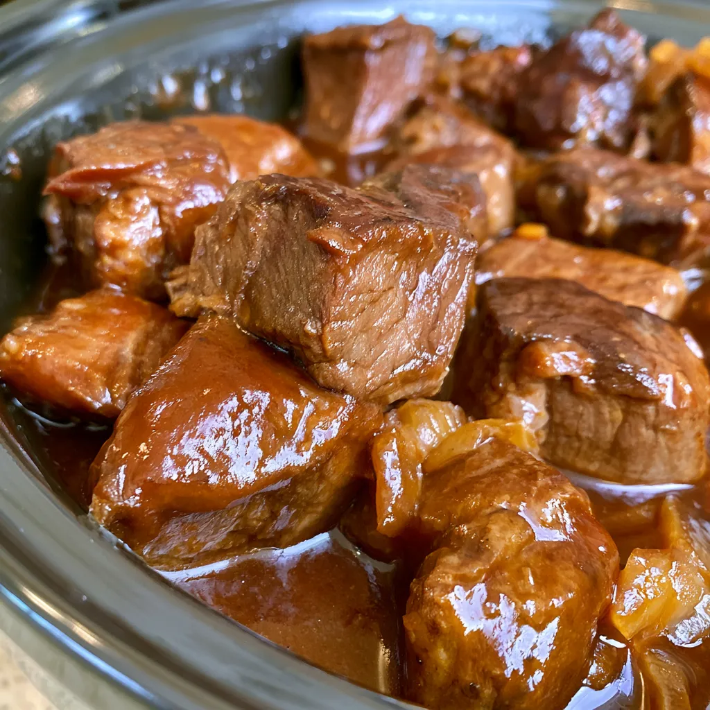 crockpot bbq beef tips
