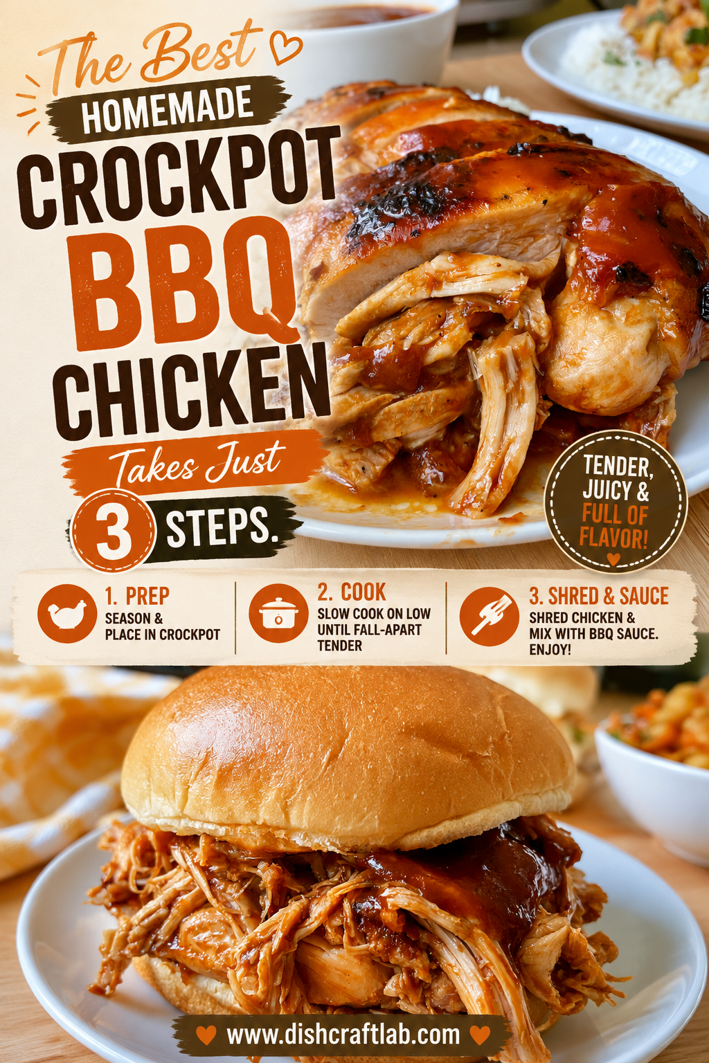 crockpot bbq chicken