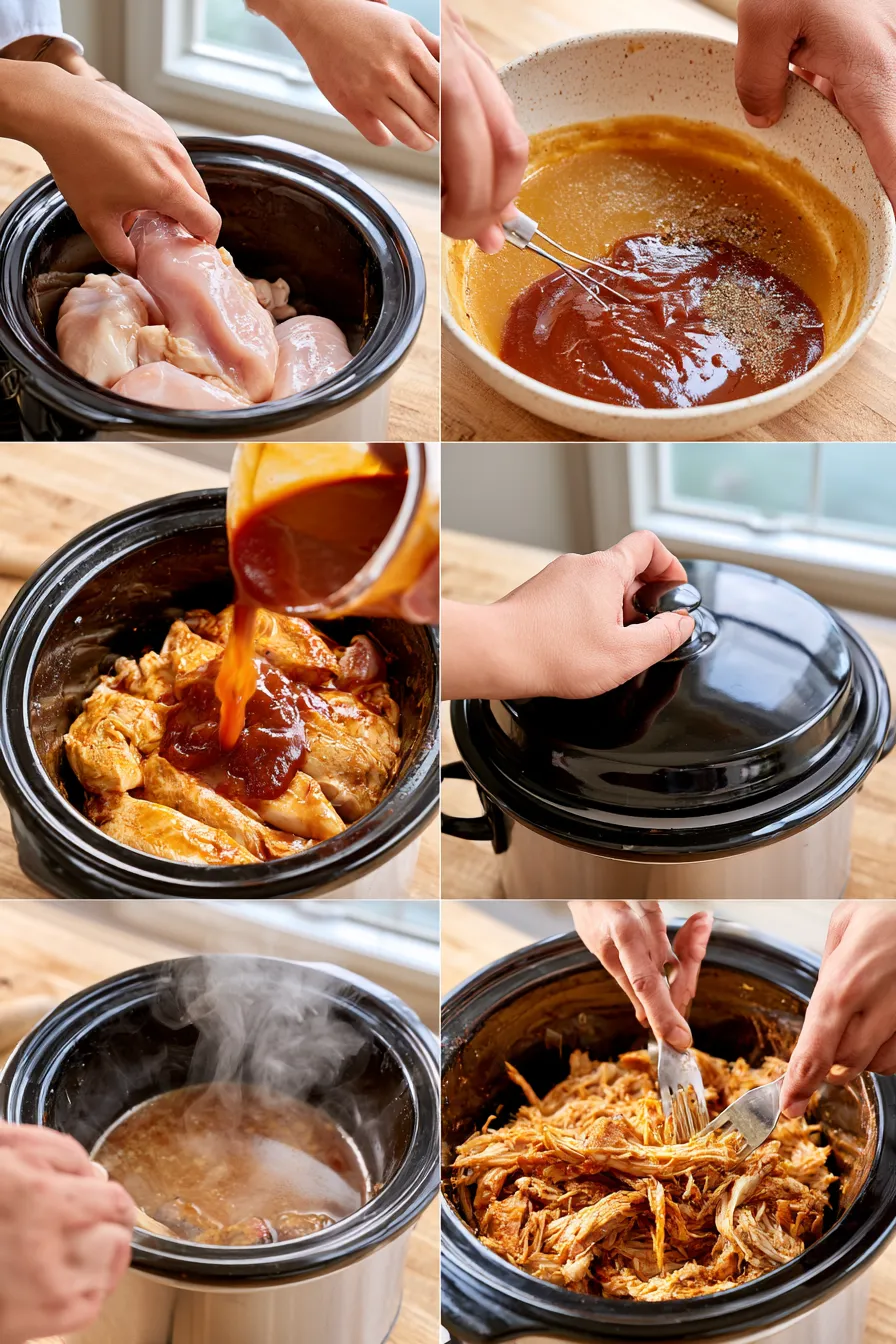 crockpot bbq chicken