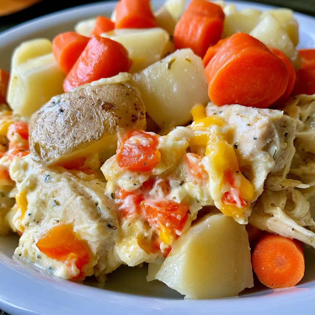 crockpot cheesy ranch chicken
