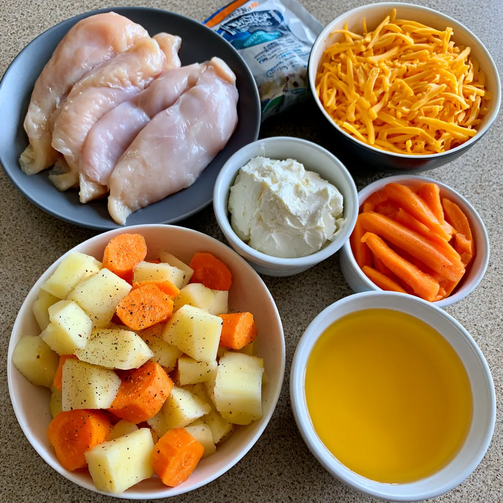 crockpot cheesy ranch chicken
