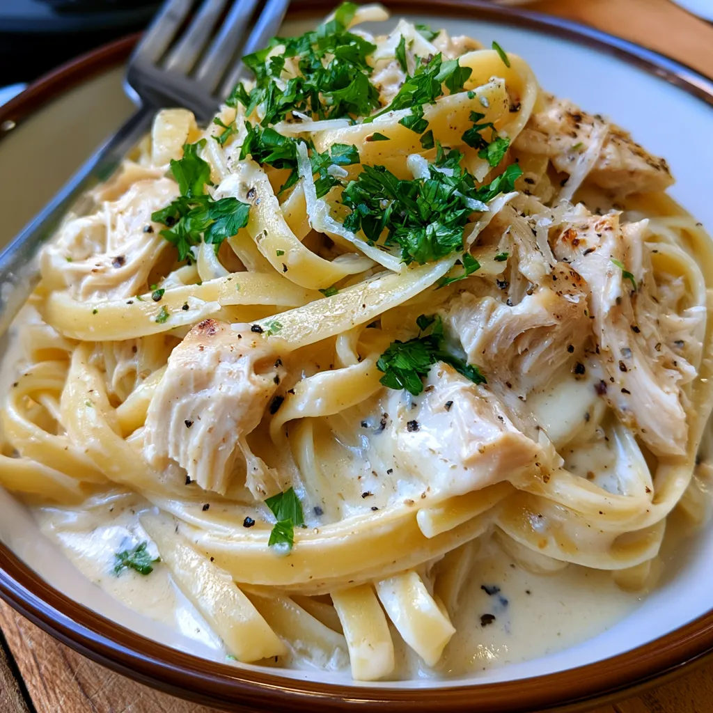 crockpot chicken alfredo