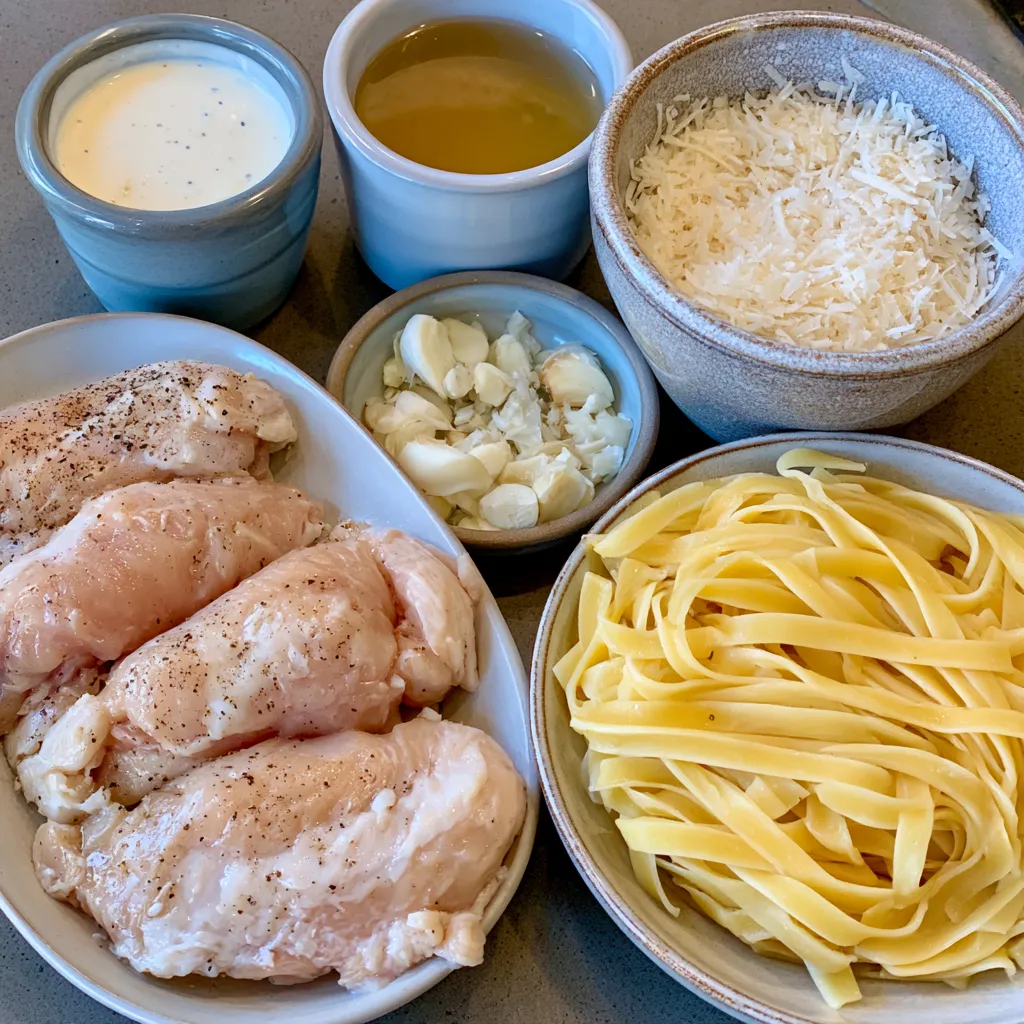 crockpot chicken alfredo
