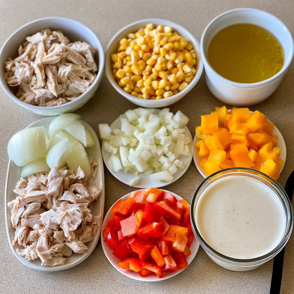 crockpot chicken corn chowder