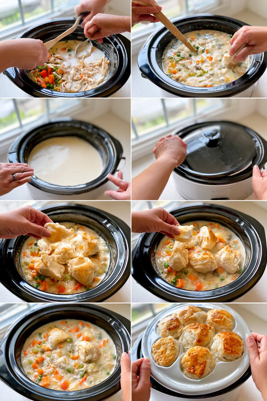 crockpot chicken pot pie