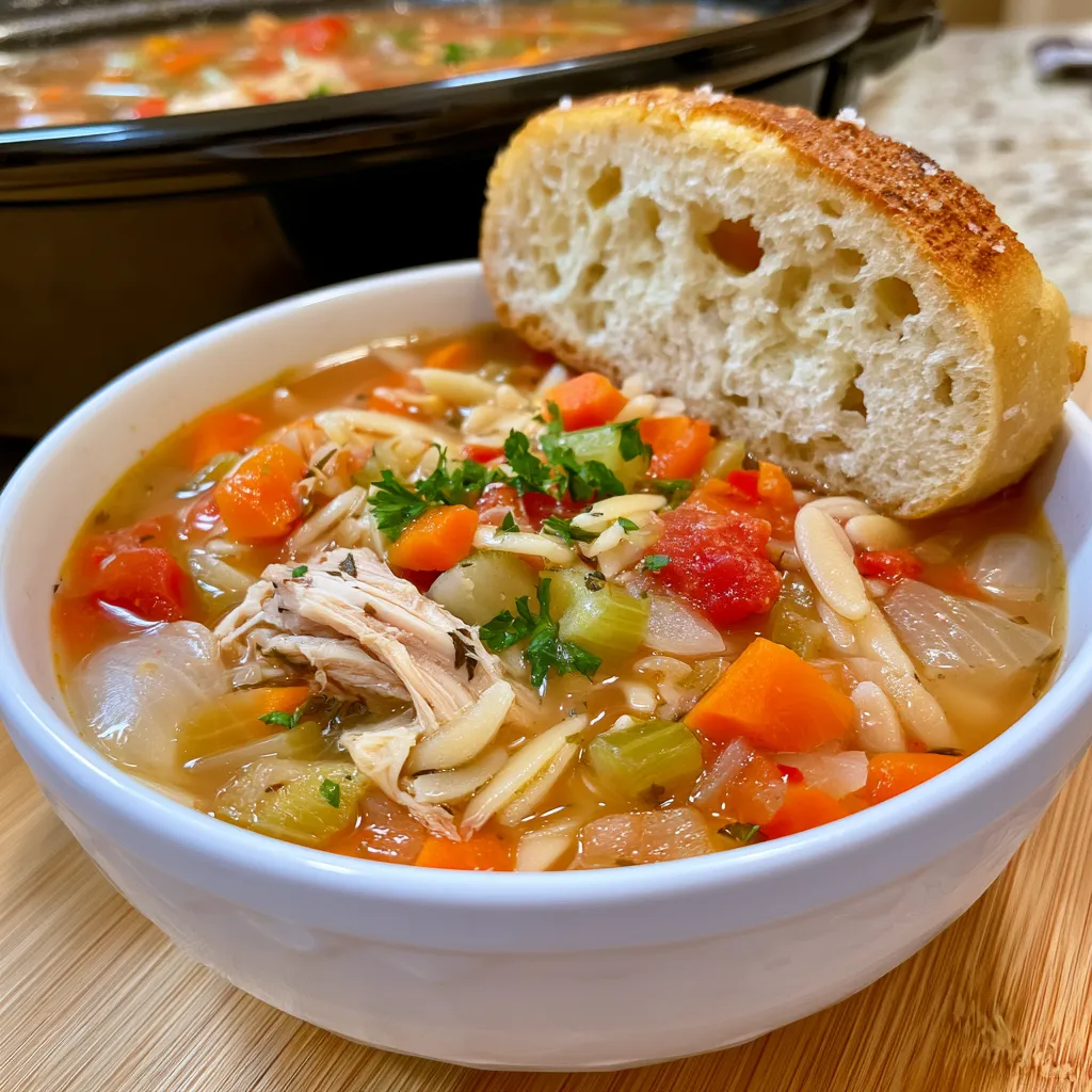 crockpot italian chicken soup