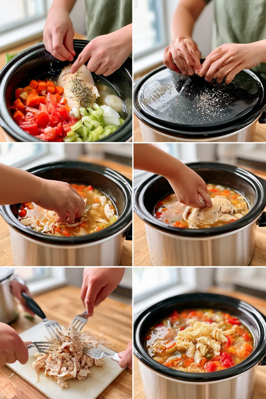 crockpot italian chicken soup
