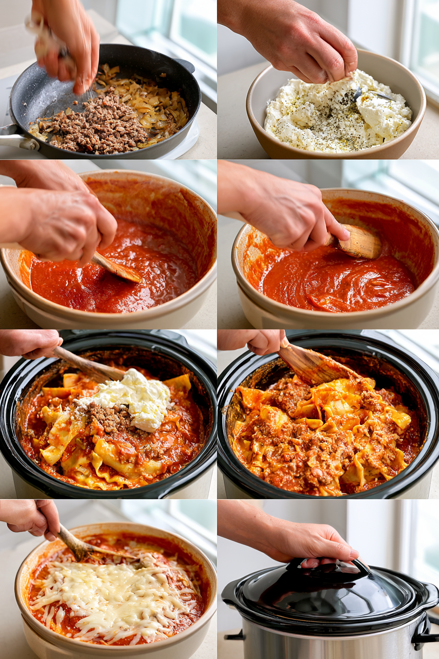 crockpot lasagna