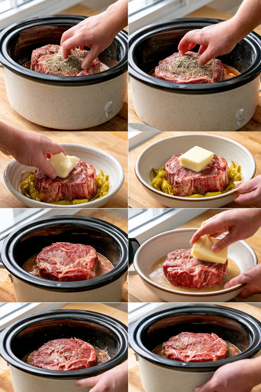 crockpot mississippi pot roast