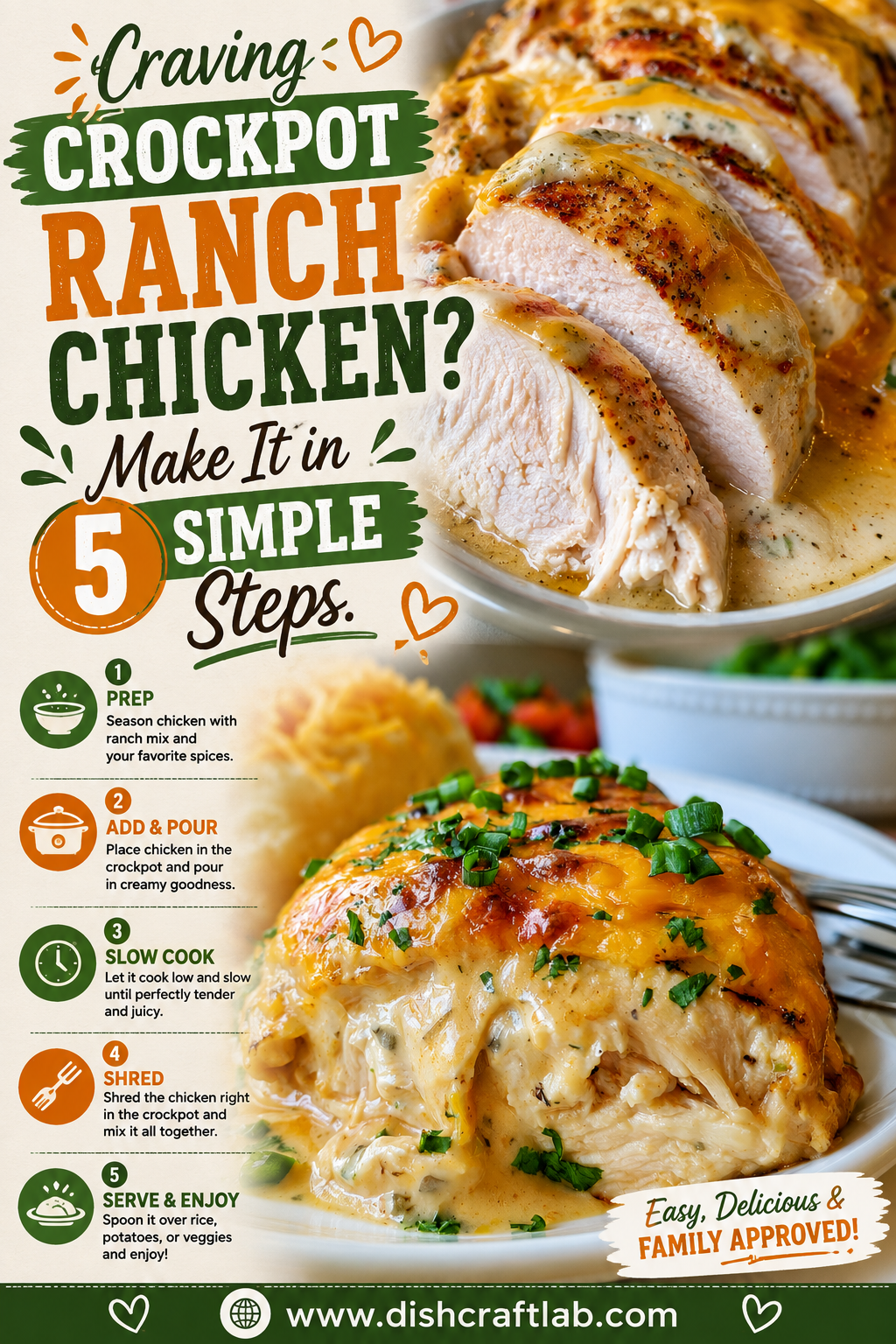 crockpot ranch chicken