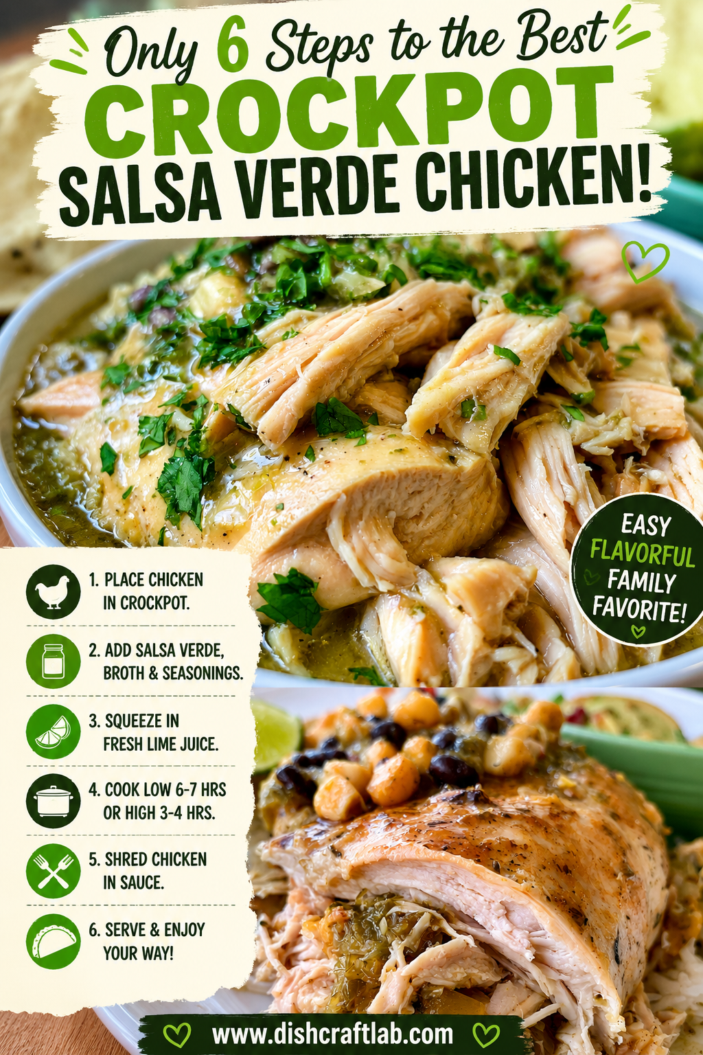 crockpot salsa verde chicken