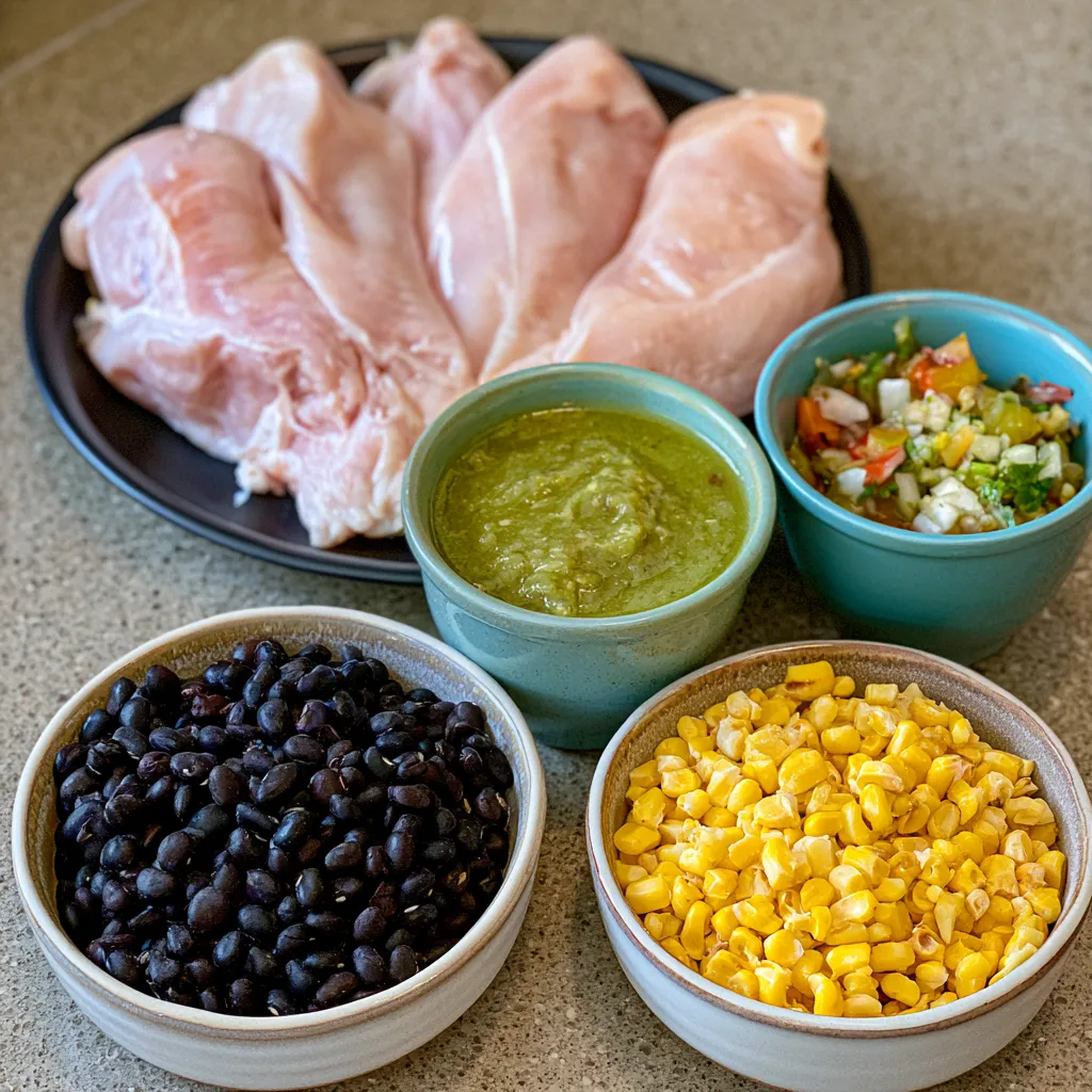crockpot salsa verde chicken