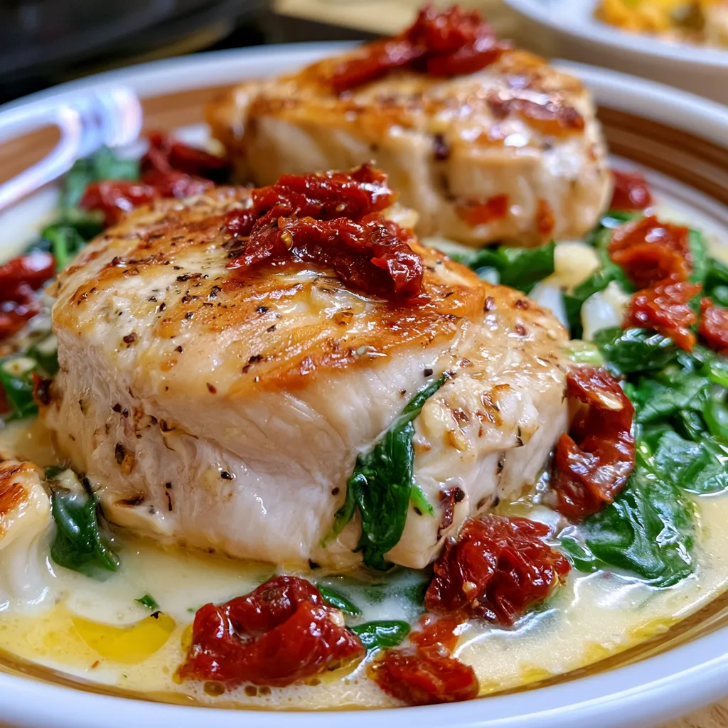 crockpot tuscan garlic chicken