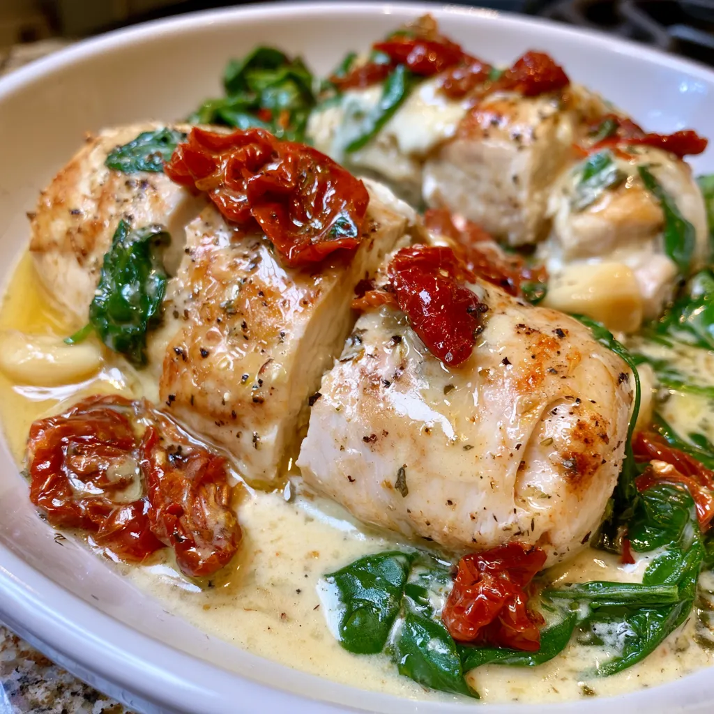 crockpot tuscan garlic chicken