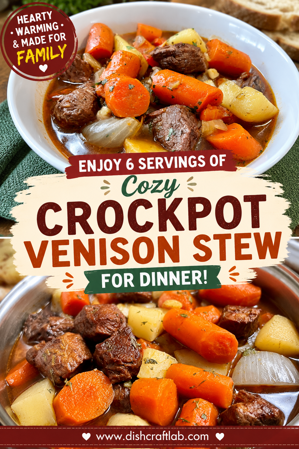 crockpot venison stew