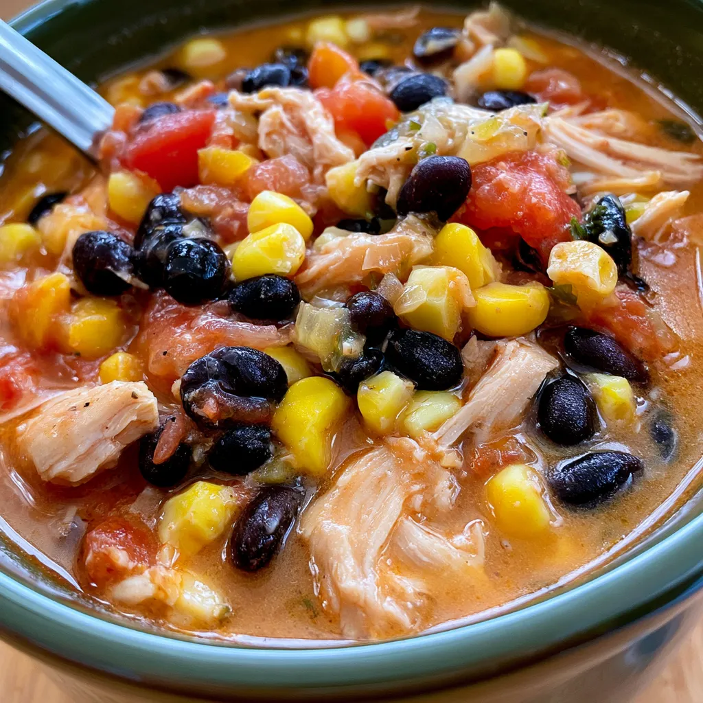 easy chicken taco soup