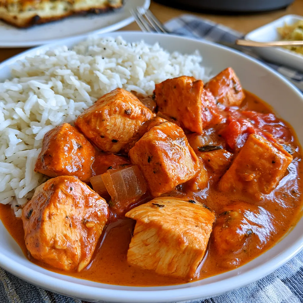 easy crockpot chicken tikka masala