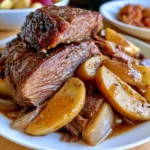 fall apple cider beef roast