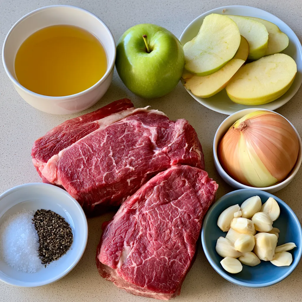 fall apple cider beef roast