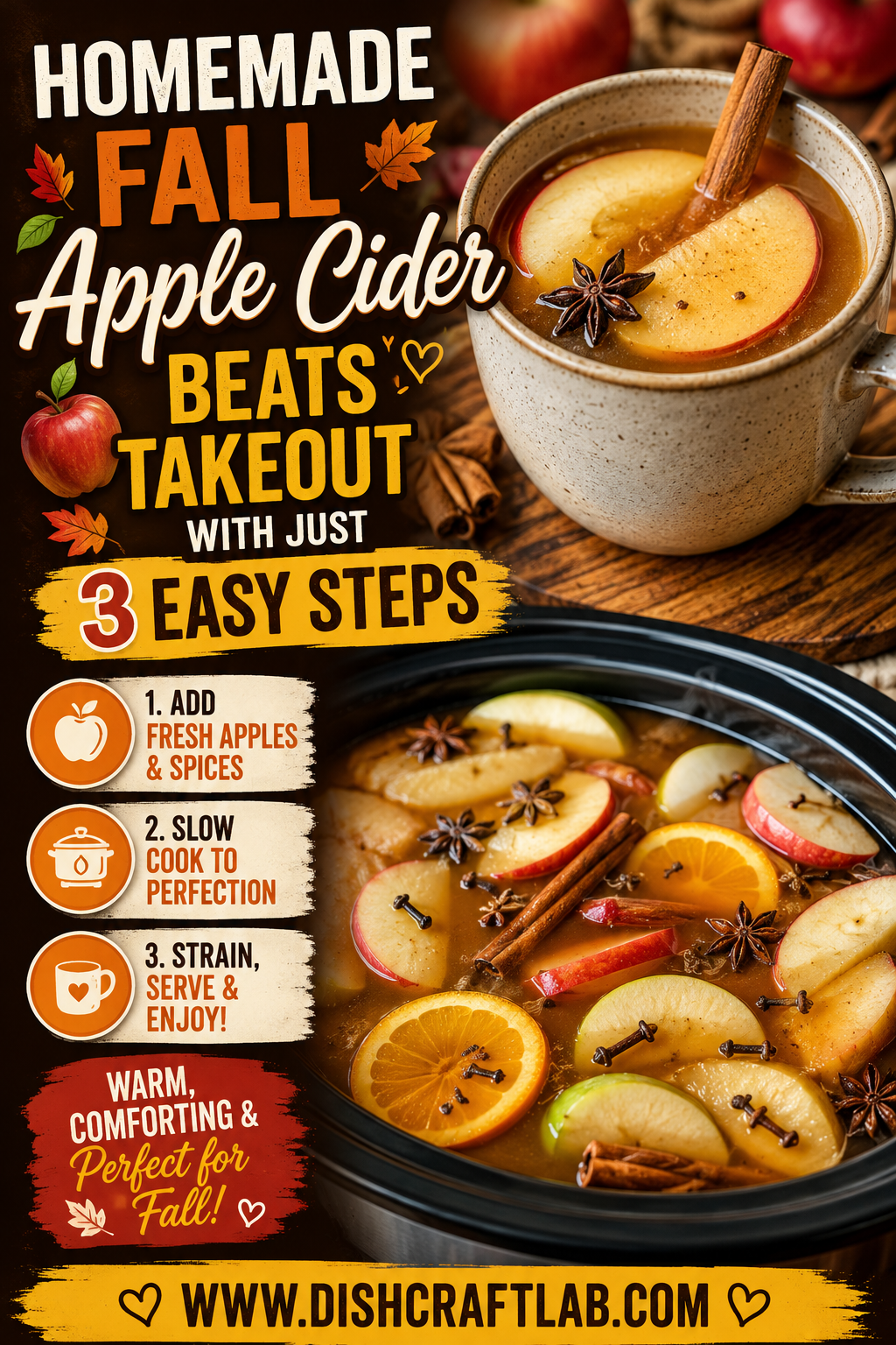 fall apple cider stew mash