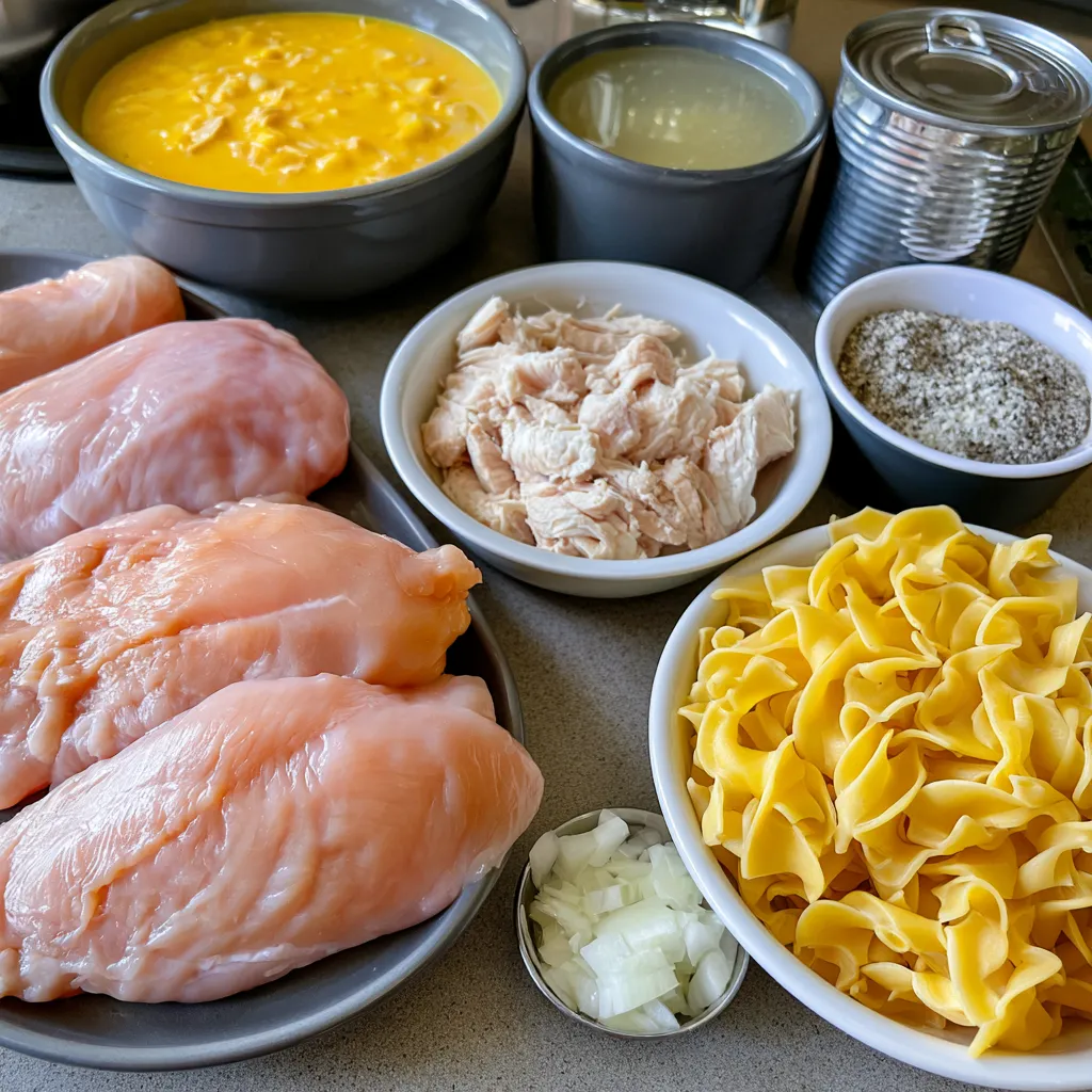good gravy crock pot chicken noodles