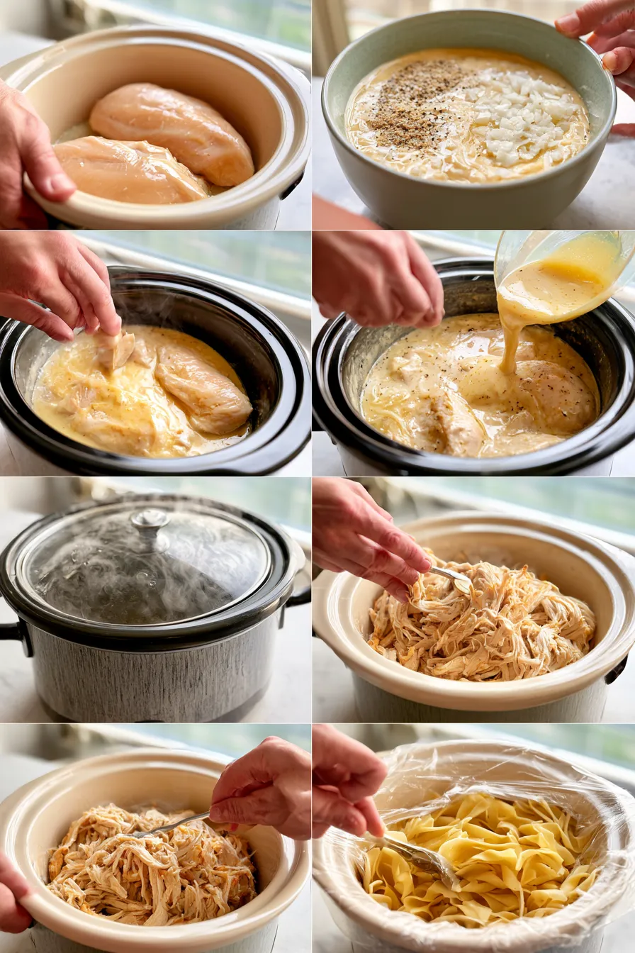 good gravy crock pot chicken noodles