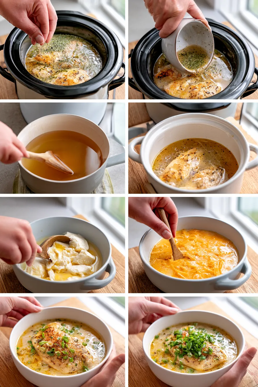 healthy crock pot ranch chicken