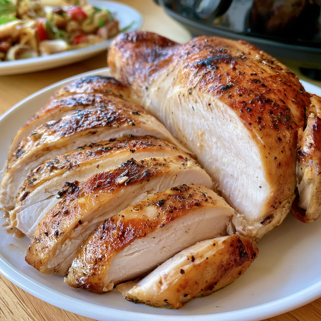 juicy crockpot whole chicken