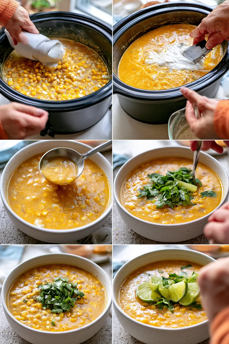 mexican street corn soup crockpot for cozy nights