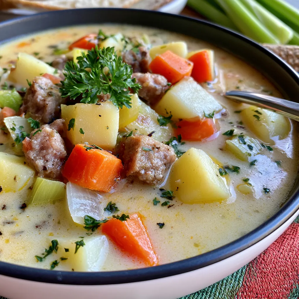 sausage potato soup