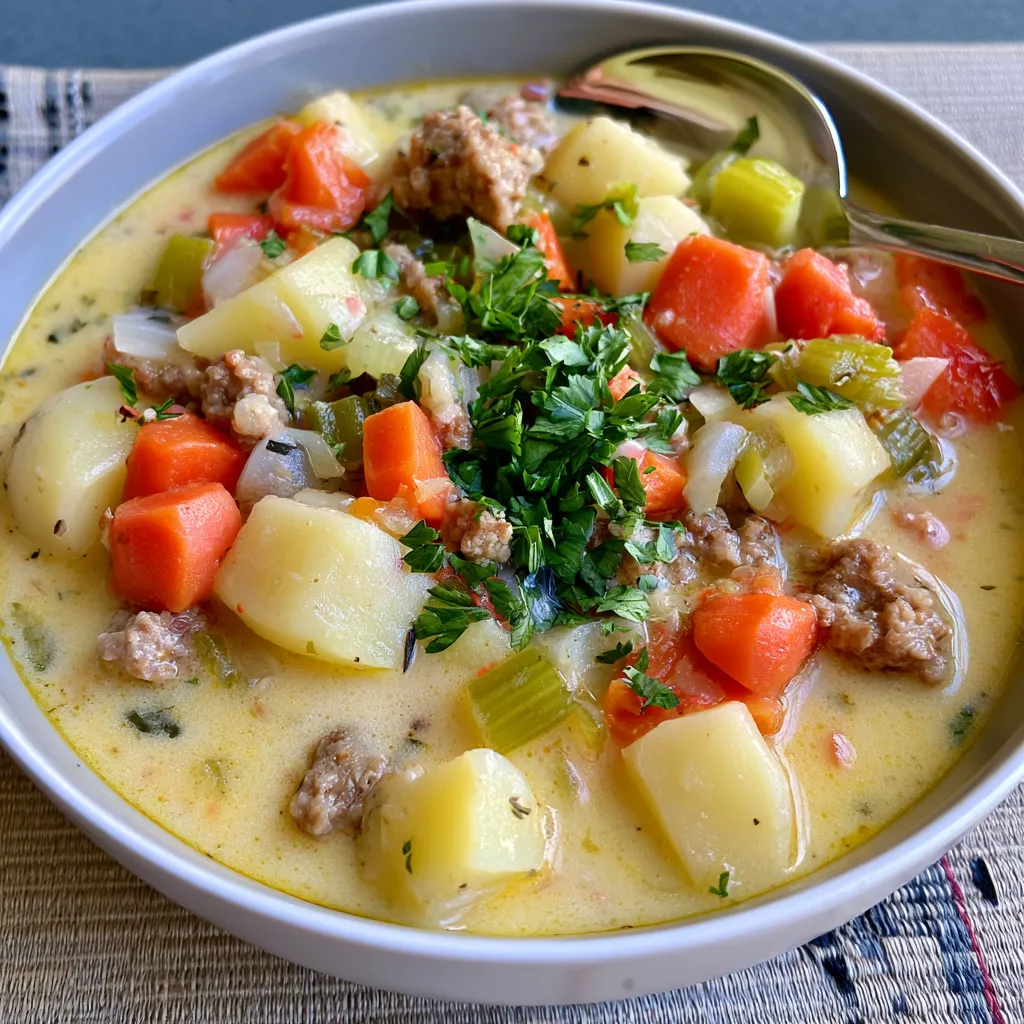 sausage potato soup