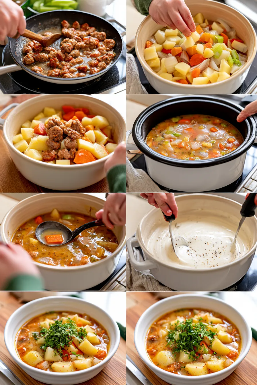 sausage potato soup