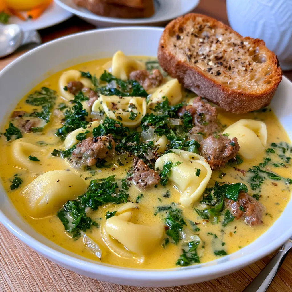sausage tortellini soup